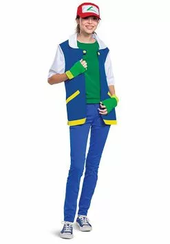 Disguise Adult Pokémon Classic Ash Ketchum Costume 9 Disguise Adult Pokémon Classic Ash Ketchum Costume -Scary Costumes store pokemon adult unisex classic ash ketchum costume alt 2