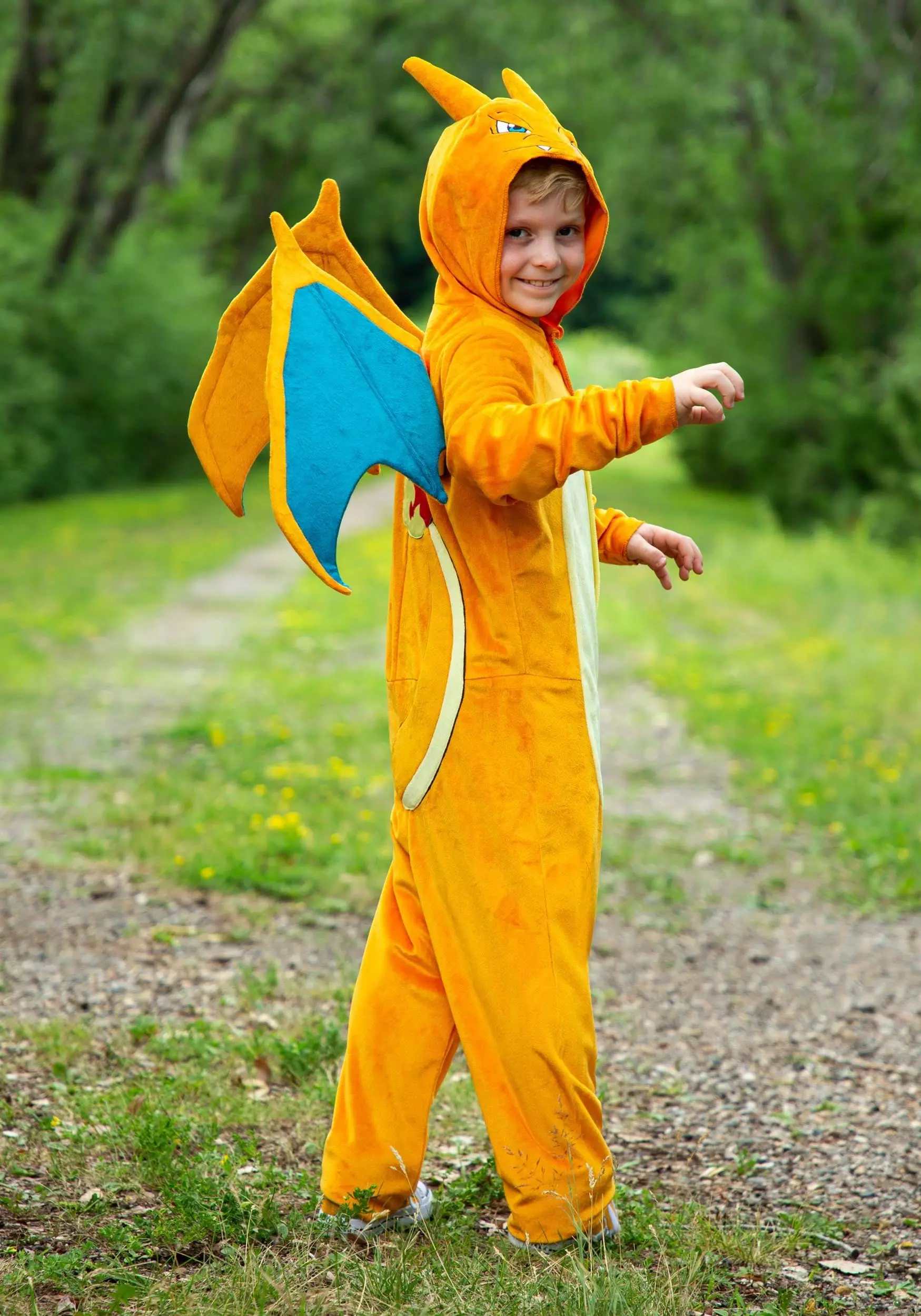 Disguise Limited Kid's Pokémon Charizard Deluxe Costume 3 Disguise Limited Kid's Pokémon Charizard Deluxe Costume - Image 3