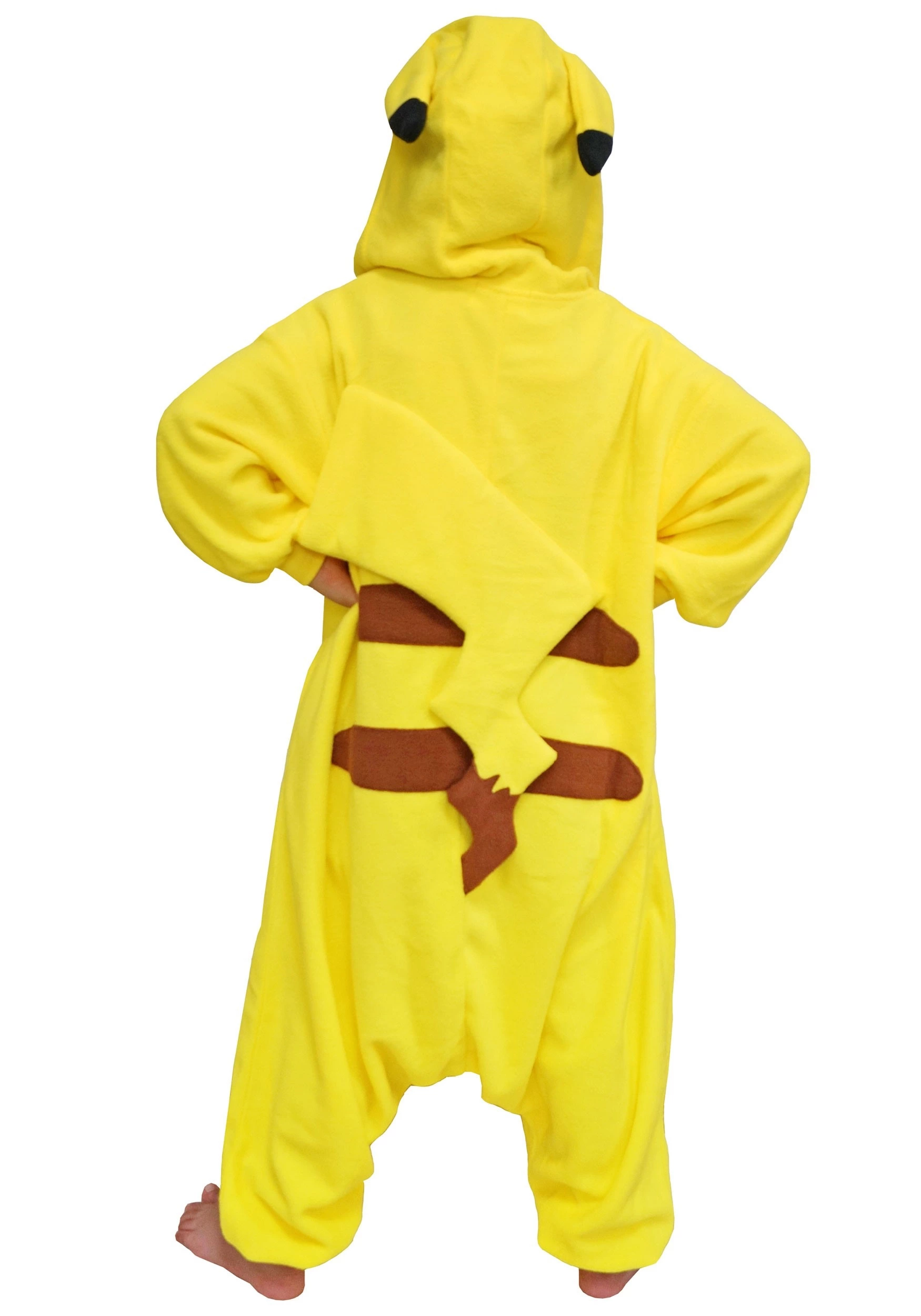 Sazac Kid's Pokémon Pikachu Kigurumi Costume 2 Sazac Kid's Pokémon Pikachu Kigurumi Costume - Image 2