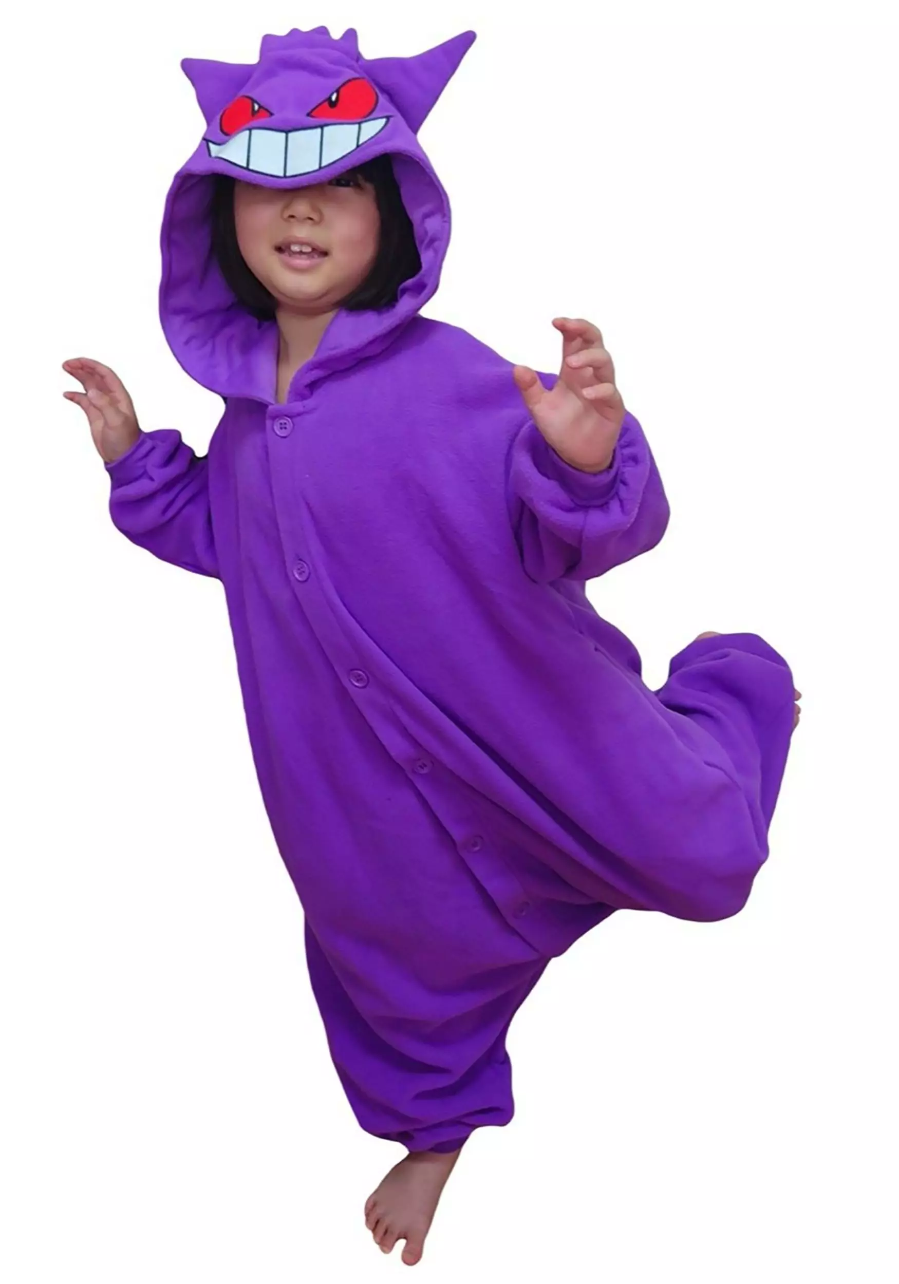 Sazac Pokémon Gengar Kigurumi For Kids 2 Sazac Pokémon Gengar Kigurumi For Kids - Image 2