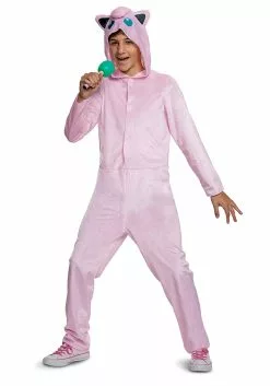 Disguise Kid's Pokémon Jigglypuff Hooded Jumpsuit Classic Costume
