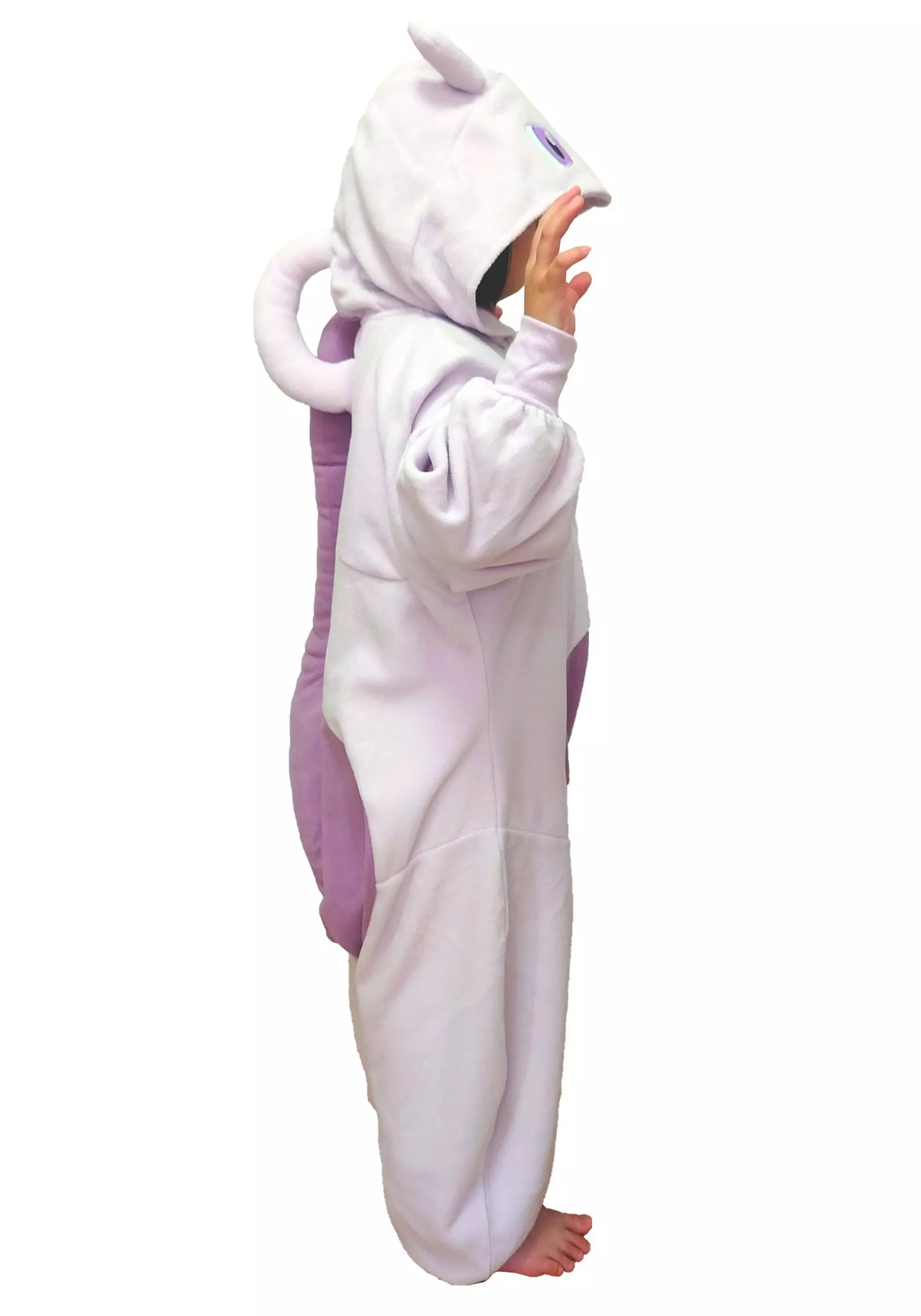 Sazac Kid's Pokémon Mewtwo Kigurumi Costume 2 Sazac Kid's Pokémon Mewtwo Kigurumi Costume - Image 2