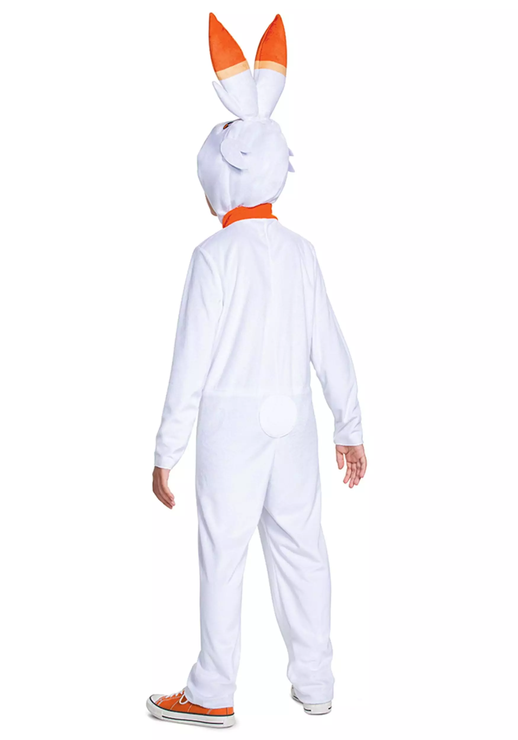 Disguise Kid's Pokémon Scorbunny Hooded Jumpsuit Classic Costume 2 Disguise Kid's Pokémon Scorbunny Hooded Jumpsuit Classic Costume - Image 2