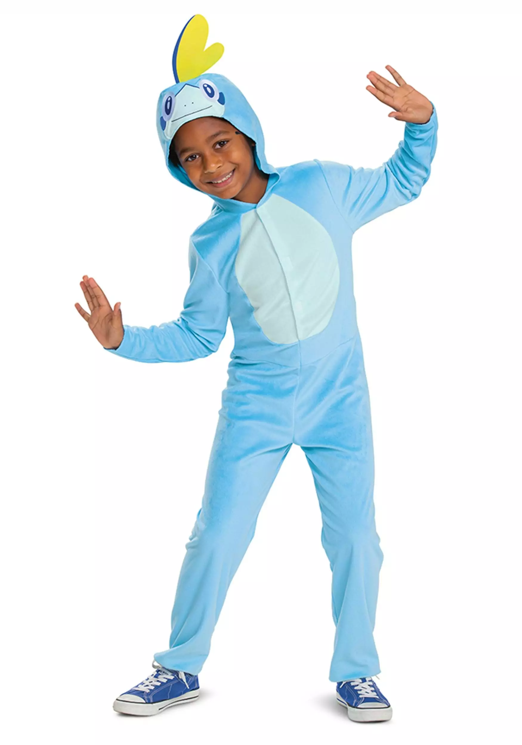 Disguise Kid's Pokémon Sobble Hooded Jumpsuit Classic Costume 1 Disguise Kid's Pokémon Sobble Hooded Jumpsuit Classic Costume