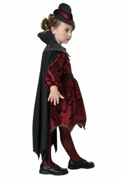 California Costume Collection Girl's Posh Vampire Toddler Costume Dress 5 California Costume Collection Girl's Posh Vampire Toddler Costume Dress -Scary Costumes store posh vampire toddler costume alt 2