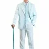 Opposuits Powder Blue Tuxedo Adult Costume