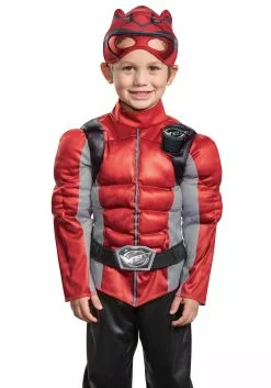 Disguise Power Rangers Beast Morphers Red Ranger Costume For Kids 5 Disguise Power Rangers Beast Morphers Red Ranger Costume For Kids -Scary Costumes store power rangers beast morphers child red ranger clas alt 2 1