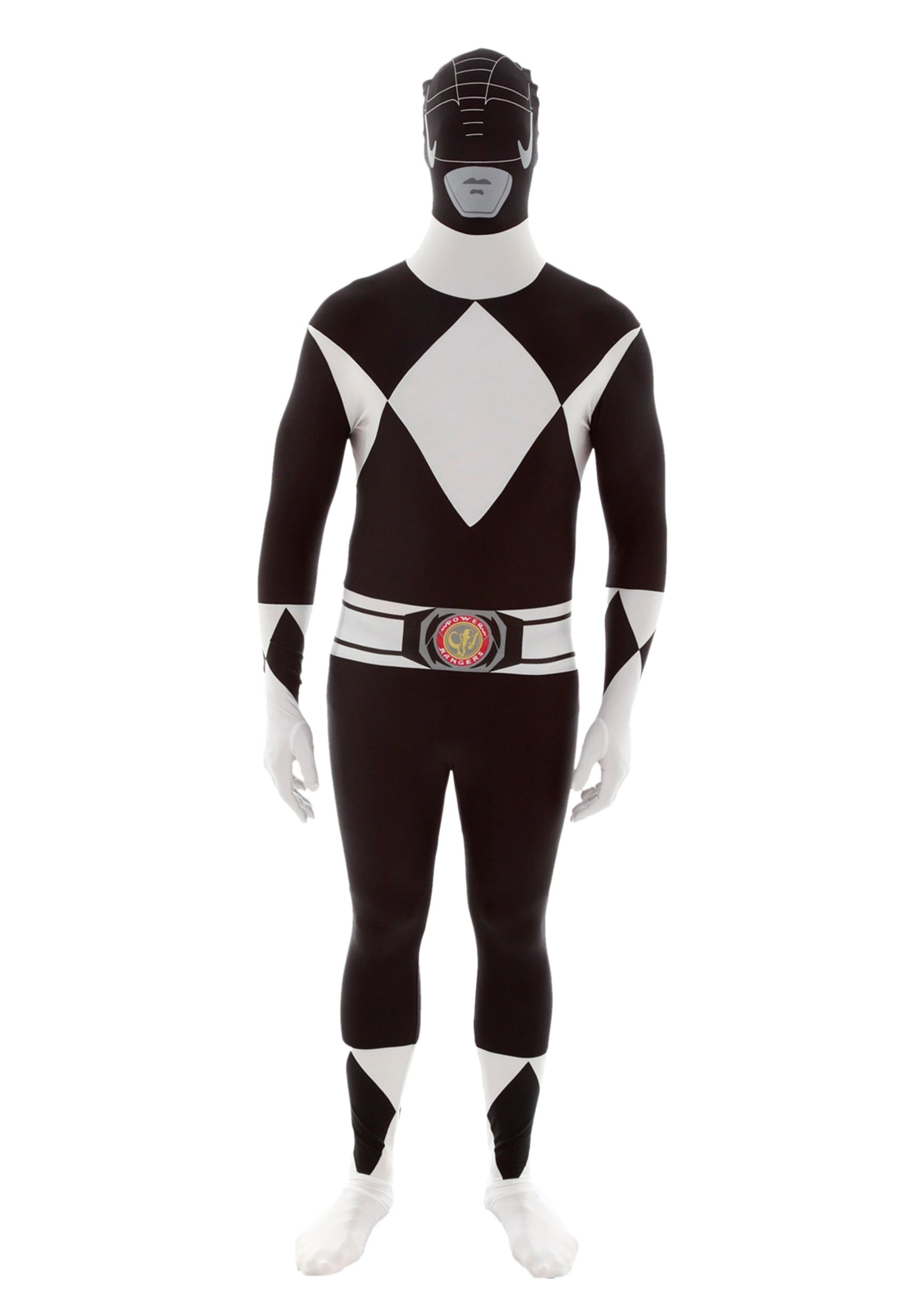 Morphsuits Power Rangers: Black Ranger Morphsuit Costume 1 Morphsuits Power Rangers: Black Ranger Morphsuit Costume