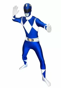 Morphsuits Power Rangers: Blue Ranger Morphsuit Costume 5 Morphsuits Power Rangers: Blue Ranger Morphsuit Costume -Scary Costumes store power rangers blue ranger morphsuit alt2