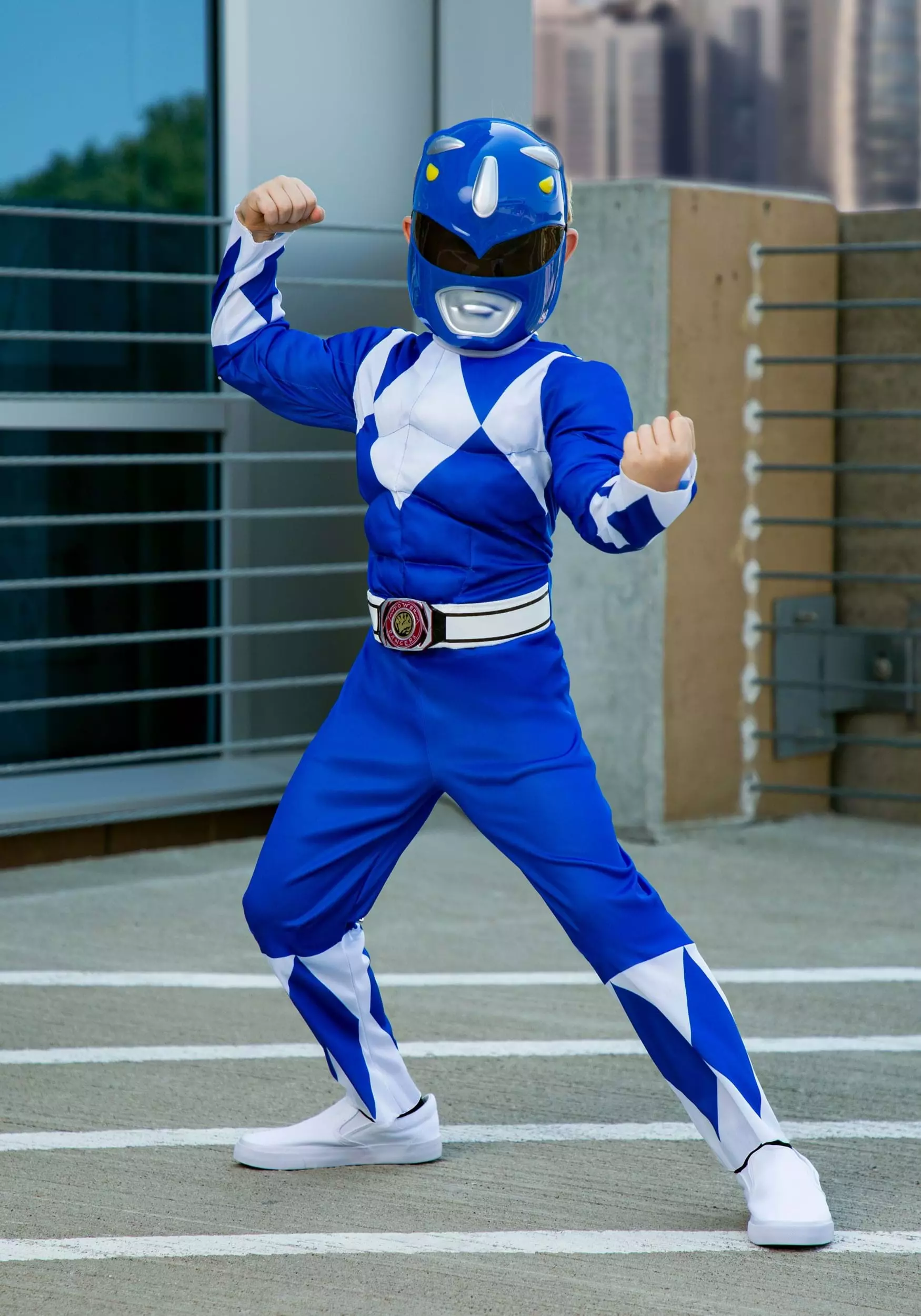 Disguise Power Rangers Boy's Blue Ranger Costume 1 Disguise Power Rangers Boy's Blue Ranger Costume