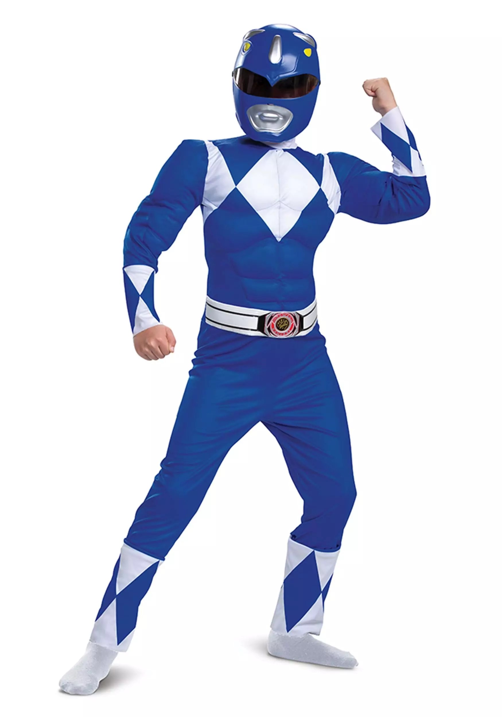 Disguise Power Rangers Boy's Blue Ranger Costume 4 Disguise Power Rangers Boy's Blue Ranger Costume - Image 4