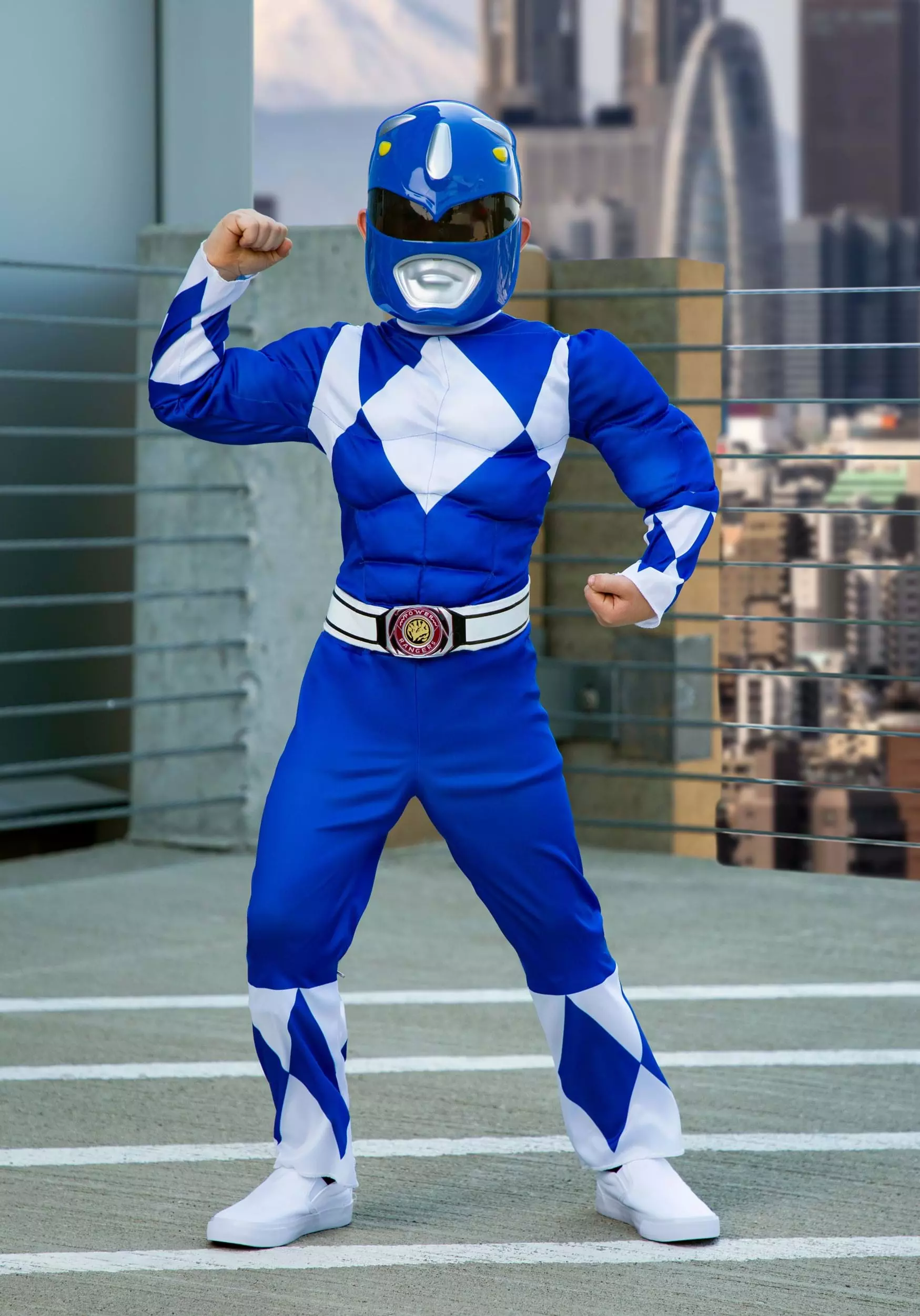 Disguise Power Rangers Boy's Blue Ranger Costume 2 Disguise Power Rangers Boy's Blue Ranger Costume - Image 2