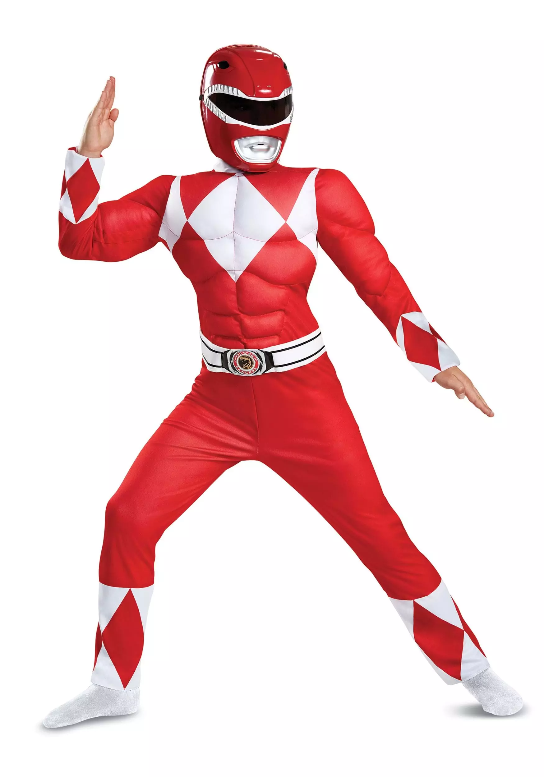 Disguise Boy's Red Ranger Power Rangers Costume 4 Disguise Boy's Red Ranger Power Rangers Costume - Image 4