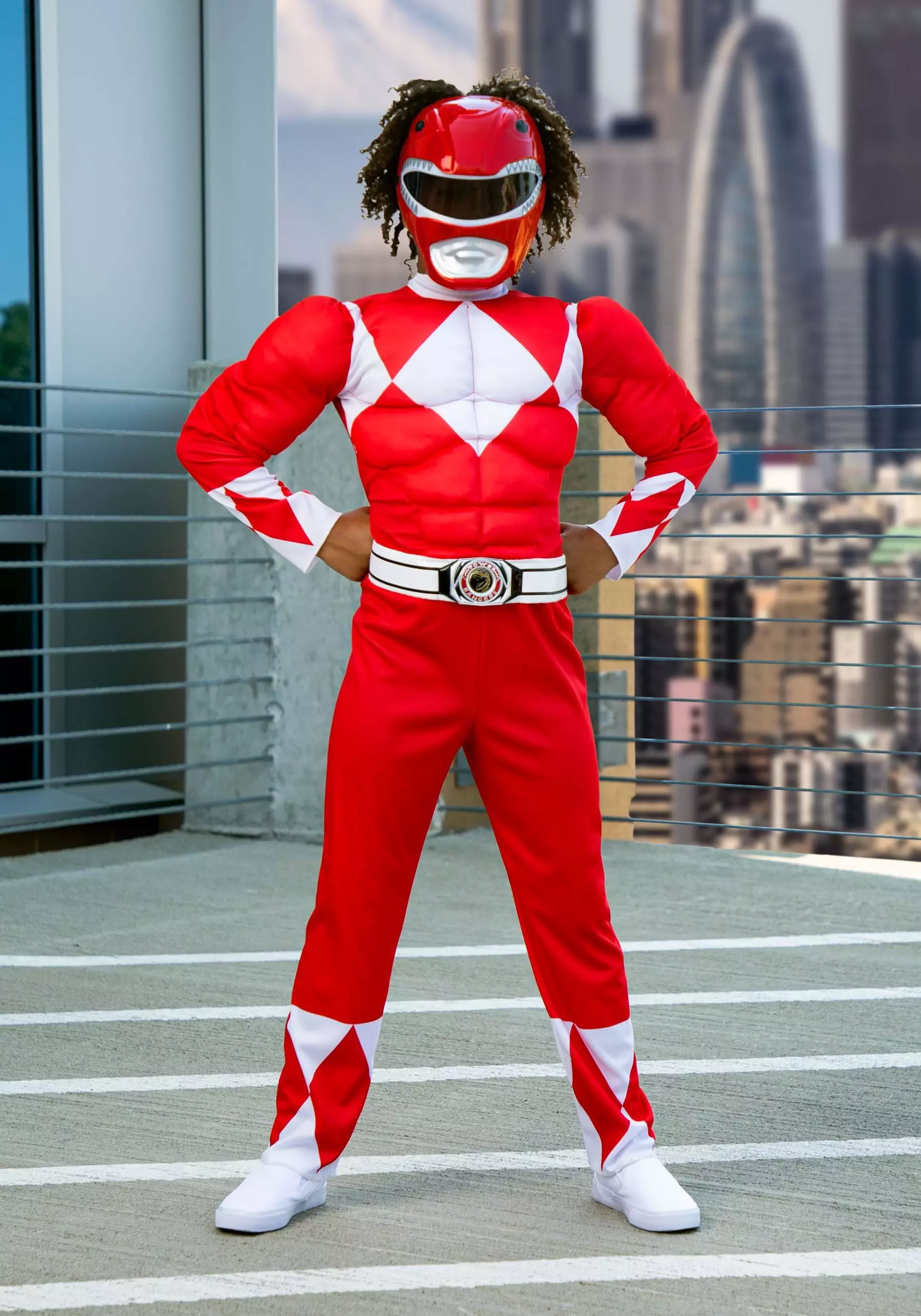 Disguise Boy's Red Ranger Power Rangers Costume 2 Disguise Boy's Red Ranger Power Rangers Costume - Image 2