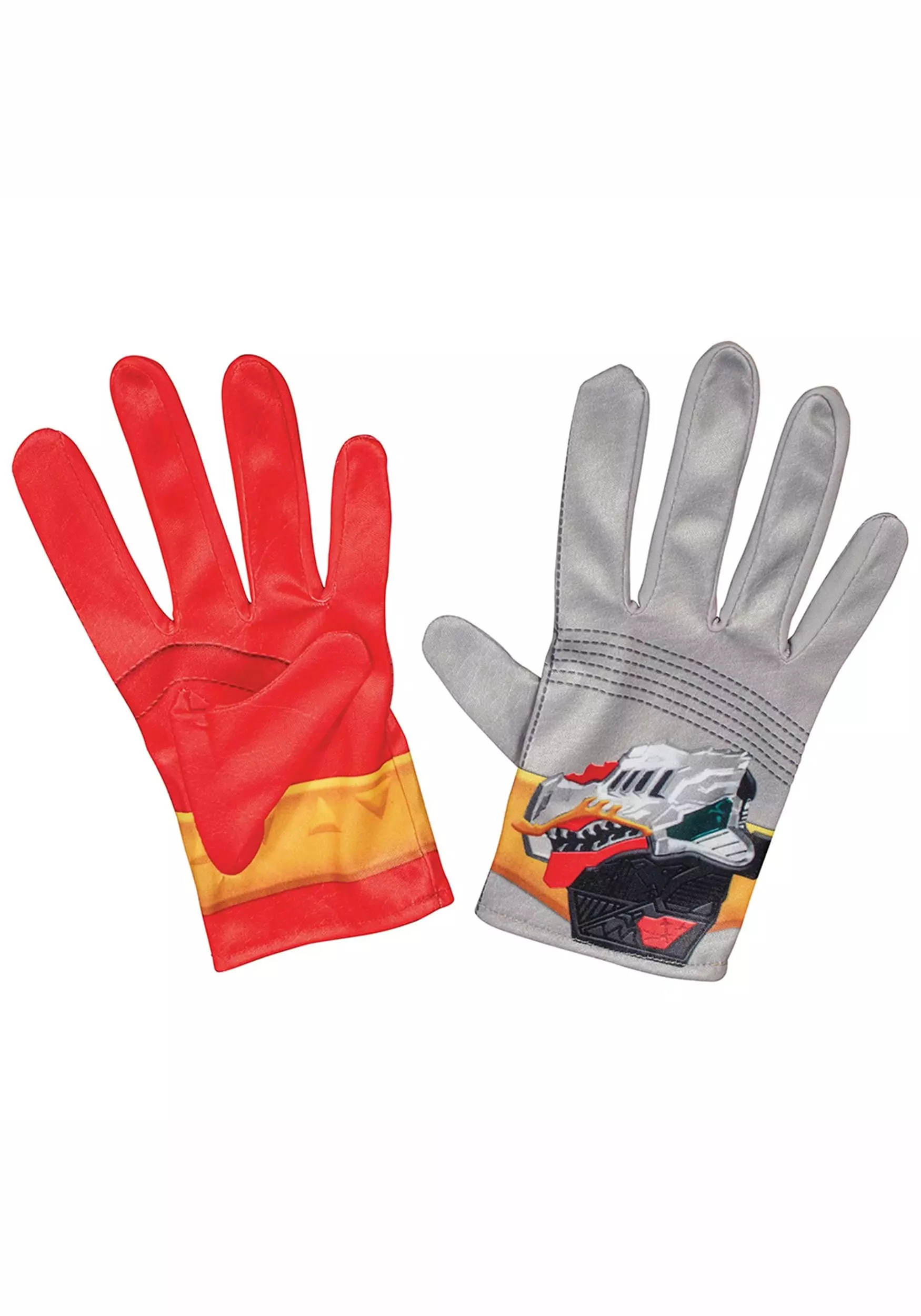 Disguise Power Rangers Dino Fury Red Ranger Gloves For Kids 1 Disguise Power Rangers Dino Fury Red Ranger Gloves For Kids