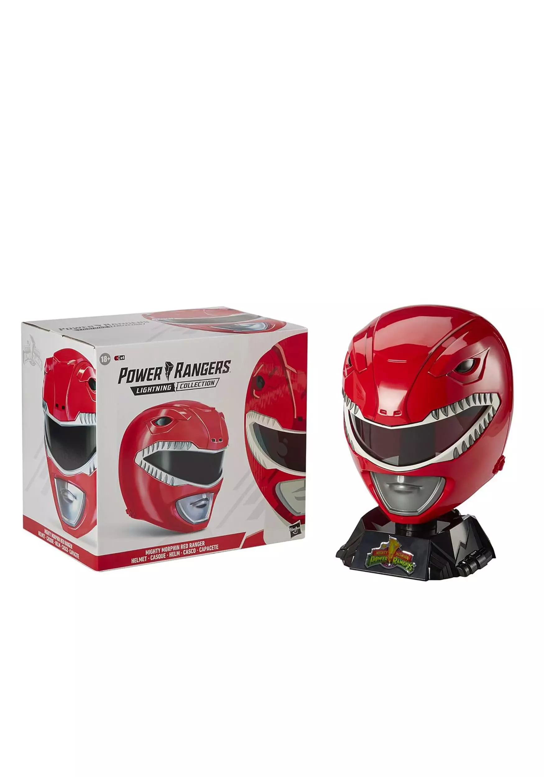 Hasbro Mighty Morphin Power Rangers Lightning Collection Red Ranger Helmet 3 Hasbro Mighty Morphin Power Rangers Lightning Collection Red Ranger Helmet - Image 3