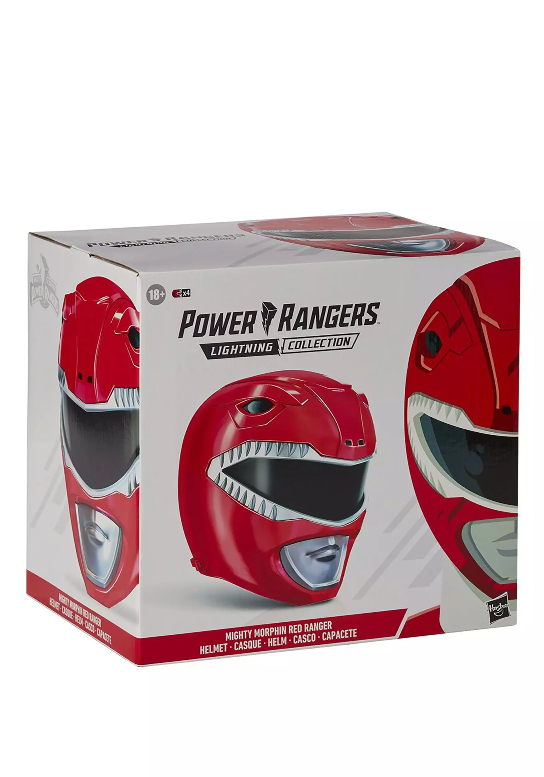 Hasbro Mighty Morphin Power Rangers Lightning Collection Red Ranger Helmet 4 Hasbro Mighty Morphin Power Rangers Lightning Collection Red Ranger Helmet - Image 4