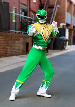 Disguise Power Rangers Green Ranger Men's Costume