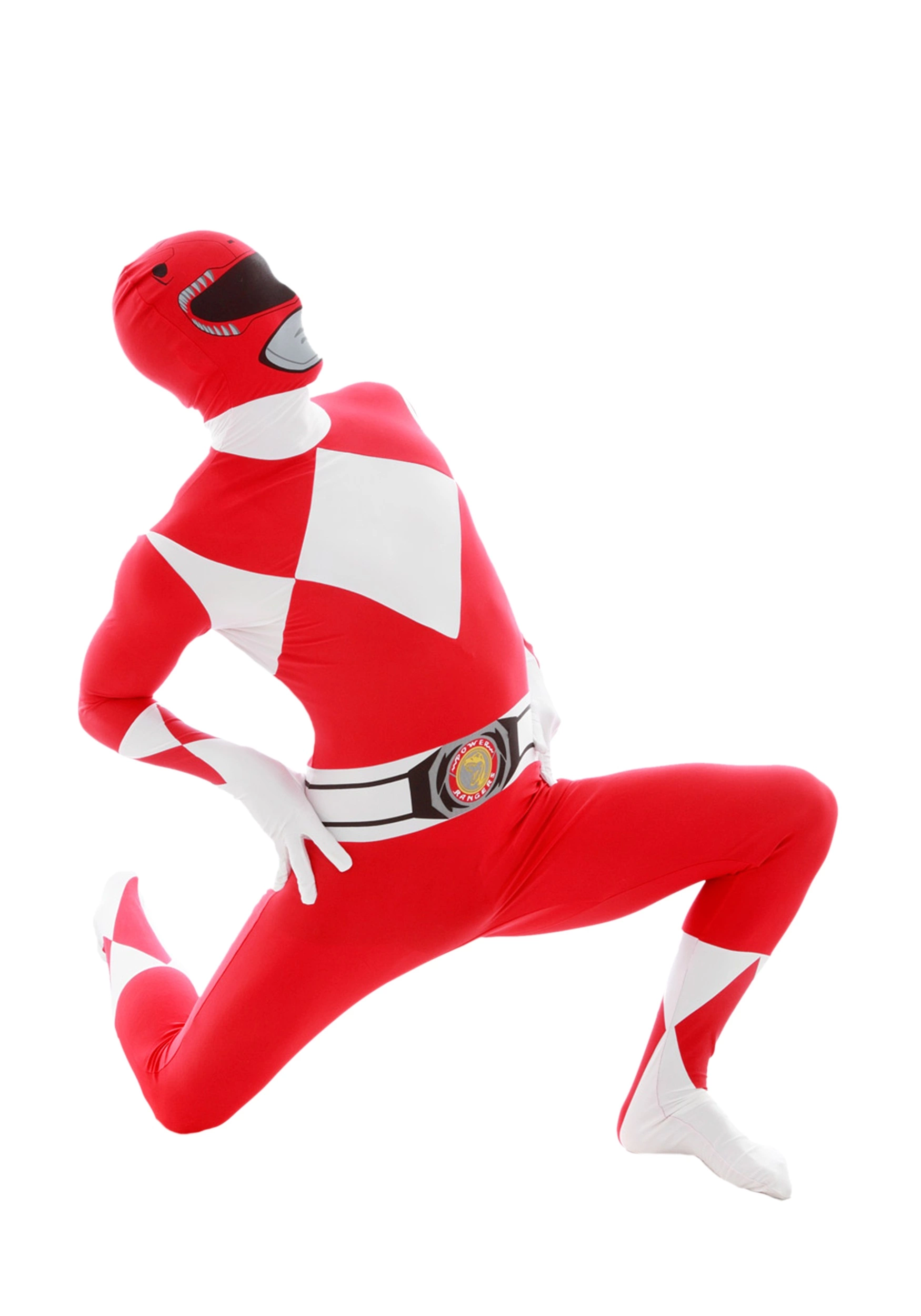Morphsuits Red Ranger Morphsuit Power Rangers Costume 3 Morphsuits Red Ranger Morphsuit Power Rangers Costume - Image 3