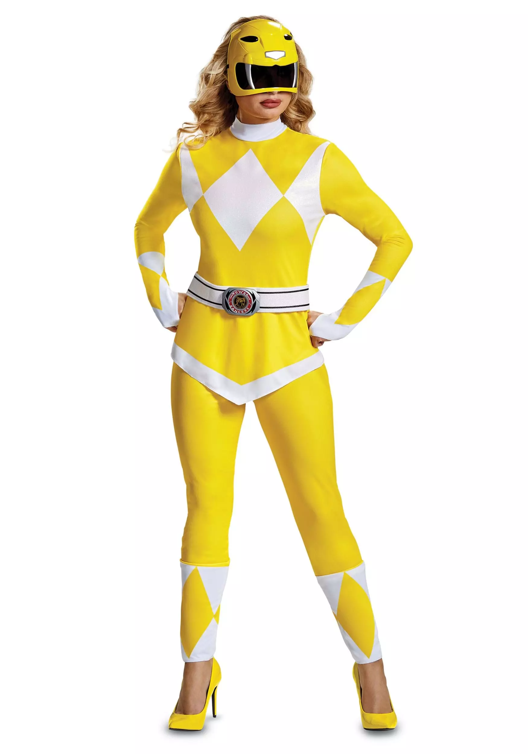 Disguise Power Ranger Yellow Ranger Women's Costume 2 Disguise Power Ranger Yellow Ranger Women's Costume - Image 2