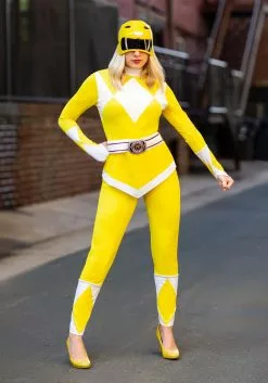 Disguise Power Ranger Yellow Ranger Women's Costume