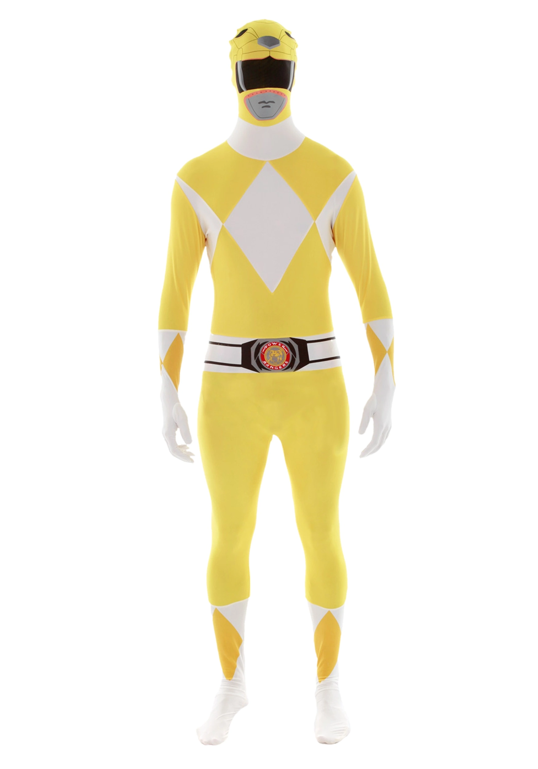 Morphsuits Power Rangers: Yellow Ranger Morphsuit Costume 1 Morphsuits Power Rangers: Yellow Ranger Morphsuit Costume