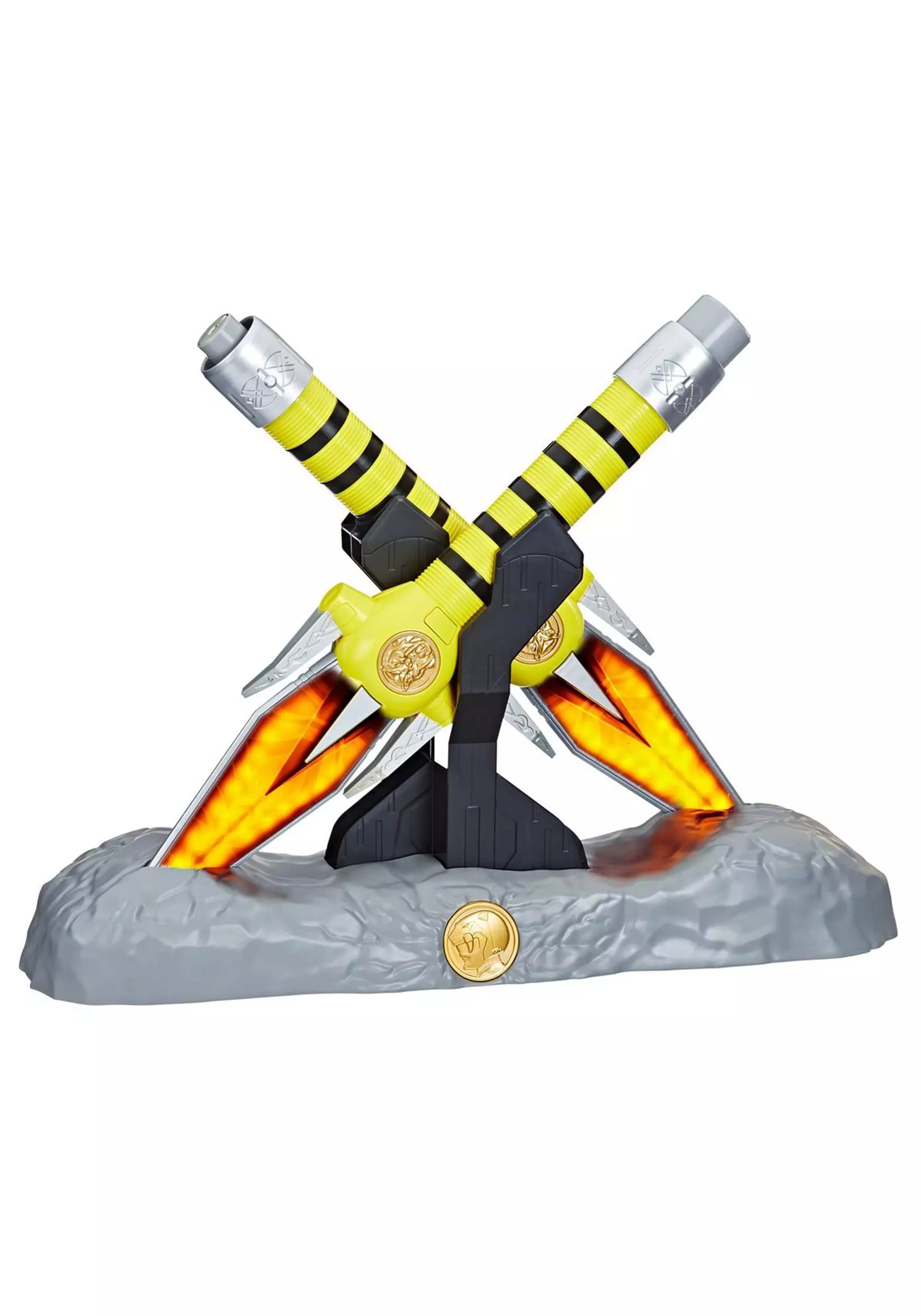 Hasbro Power Rangers Lightning Collection Mighty Morphin Yellow Ranger Power Daggers Prop Replica 2 Hasbro Power Rangers Lightning Collection Mighty Morphin Yellow Ranger Power Daggers Prop Replica - Image 2