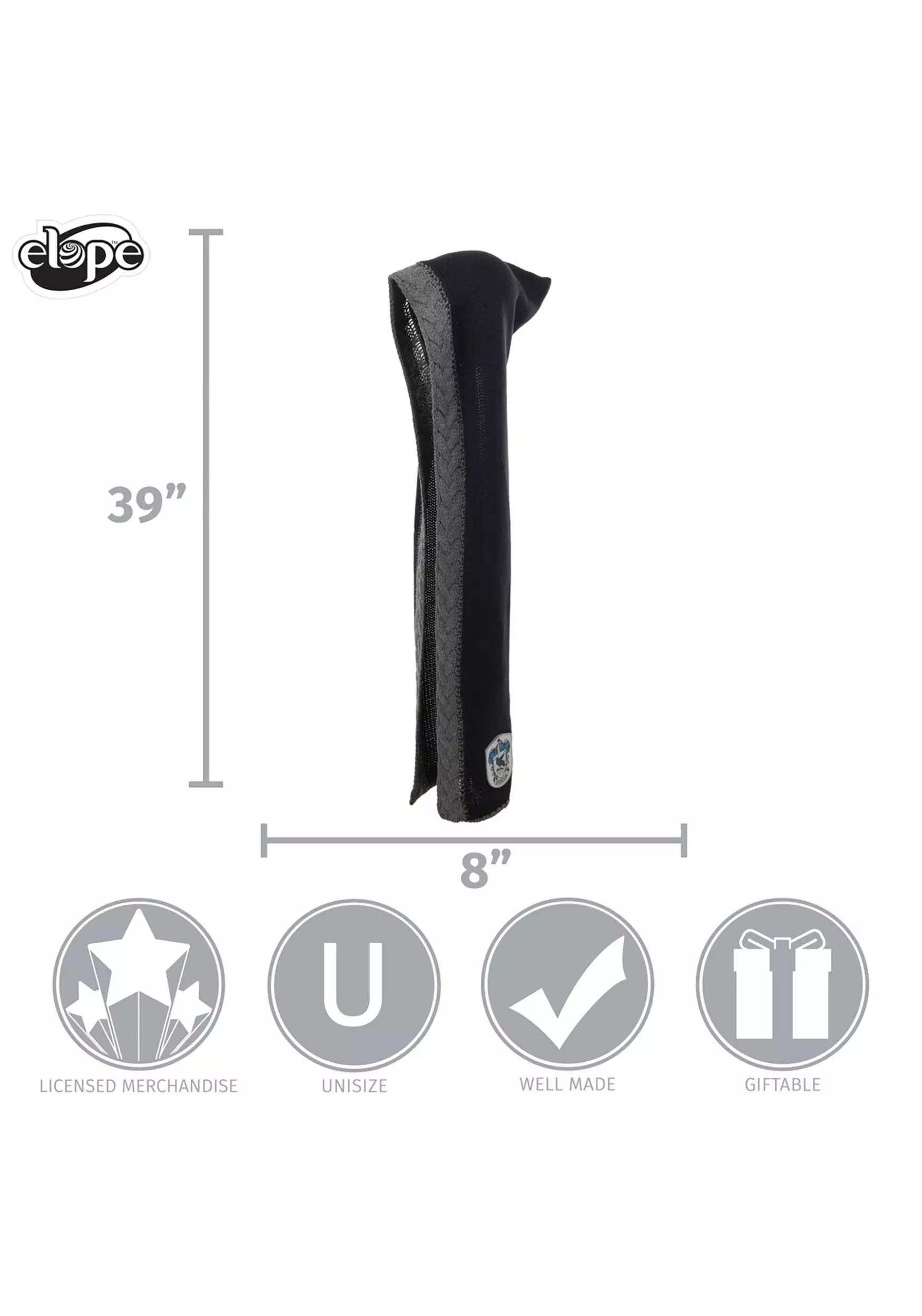 Elope Ravenclaw Knit Warm Hood 4 Elope Ravenclaw Knit Warm Hood - Image 4