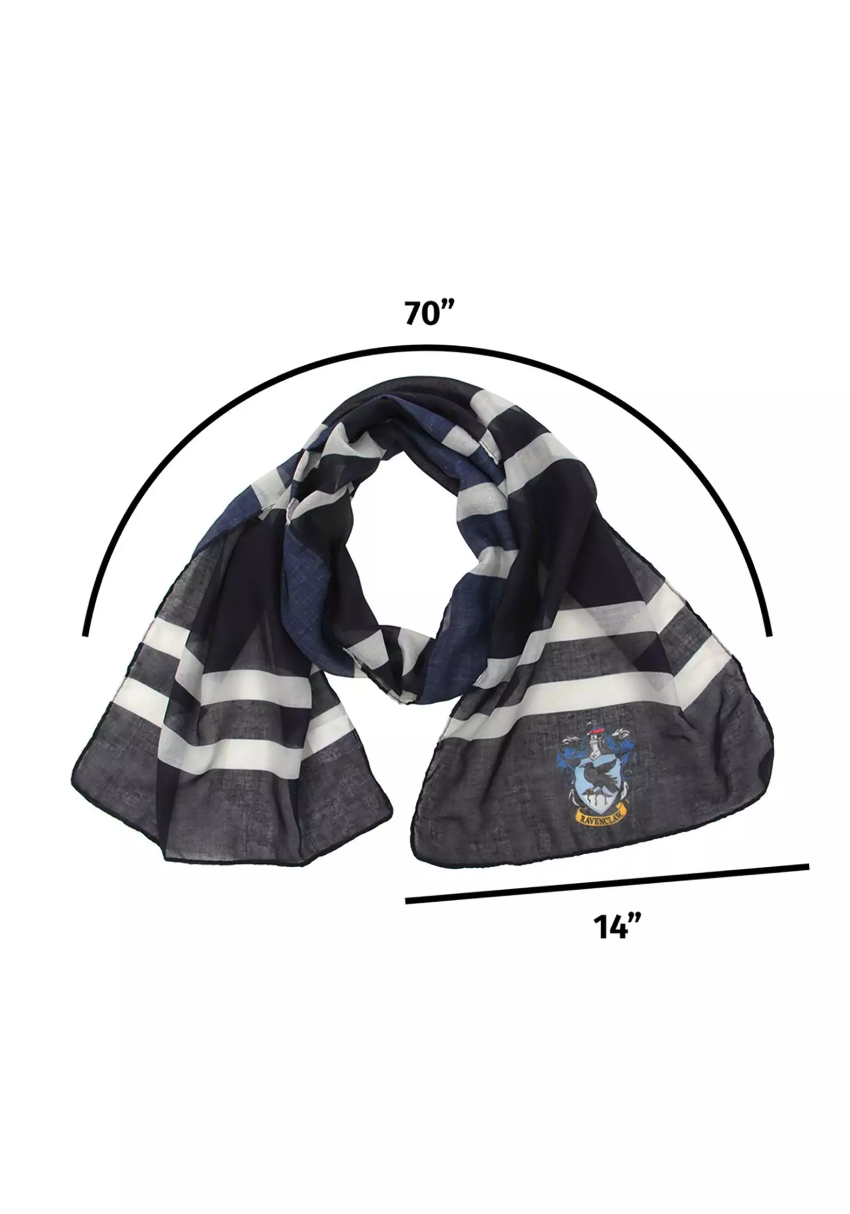 Elope Hogwarts Ravenclaw Lightweight Scarf 3 Elope Hogwarts Ravenclaw Lightweight Scarf - Image 3
