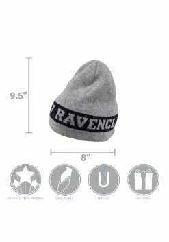 Elope Ravenclaw Reversible Knit Warm Beanie -Scary Costumes store ravenclaw reversible knit beanie alt 2