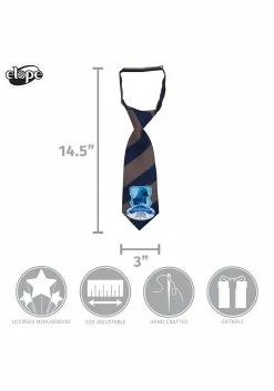 Elope Ravenclaw Crest Toddler Breakaway Tie 9 Elope Ravenclaw Crest Toddler Breakaway Tie -Scary Costumes store ravenclaw toddler tie alt 4