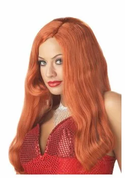 California Costume Collection Red Movie Star Costume Wig