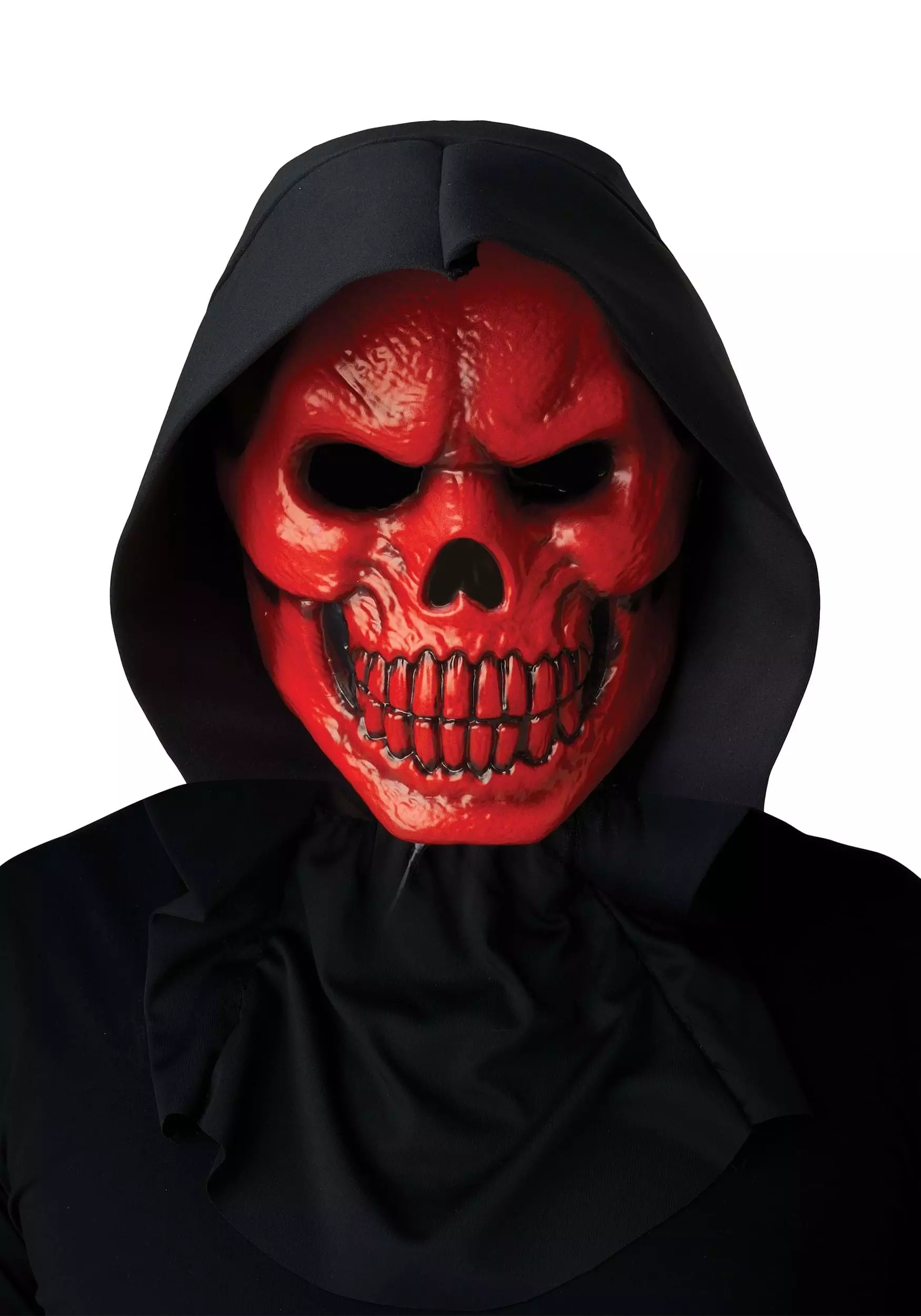 California Costume Collection Red Skull Light Up Adult Mask 1 California Costume Collection Red Skull Light Up Adult Mask