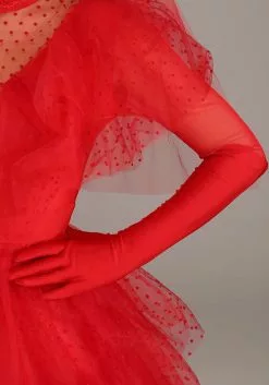 Fun Costumes Women's Premium Red Wedding Dress 8 Fun Costumes Women's Premium Red Wedding Dress -Scary Costumes store red wedding dress for women alt 3