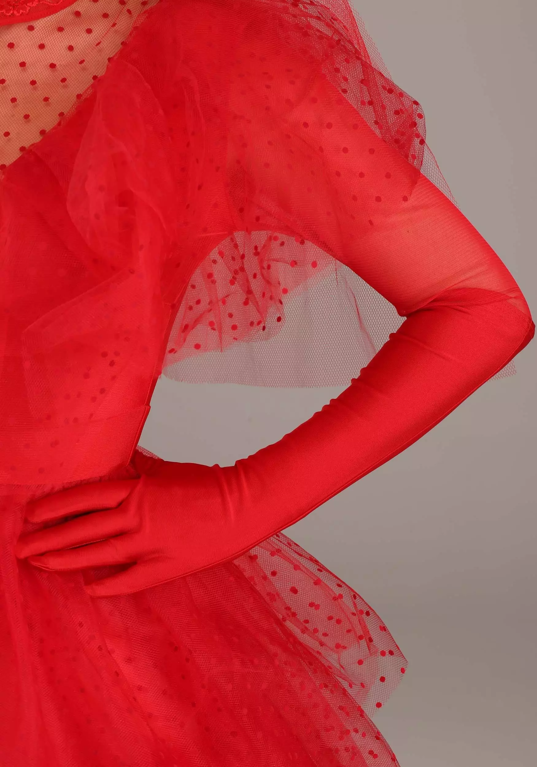 Fun Costumes Women's Premium Red Wedding Dress 4 Fun Costumes Women's Premium Red Wedding Dress - Image 4