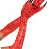LEG AVENUE Demon Rhinestone Claw Gloves