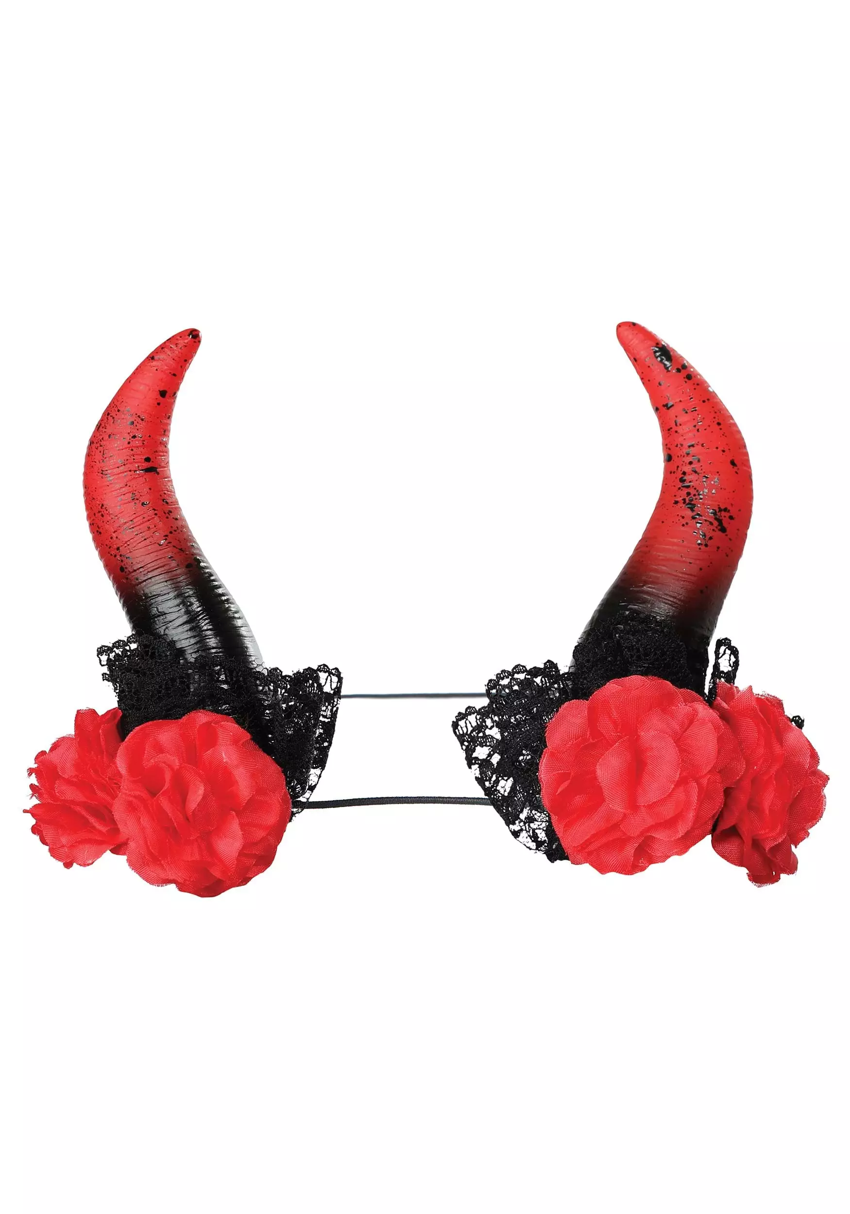 California Costume Collection Enchantress Rose Devil Horns 2 California Costume Collection Enchantress Rose Devil Horns - Image 2