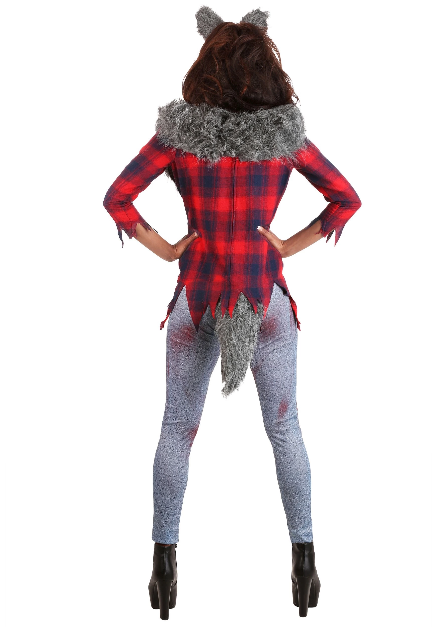Seeing Red Women's Plus Size Ruff And Tumble Werewolf Costume 2 Seeing Red Women's Plus Size Ruff And Tumble Werewolf Costume - Image 2