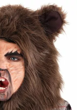 Fun Costumes Fierce Werewolf Kids Costume -Scary Costumes store scary fierce werewolf boys costume alt 4