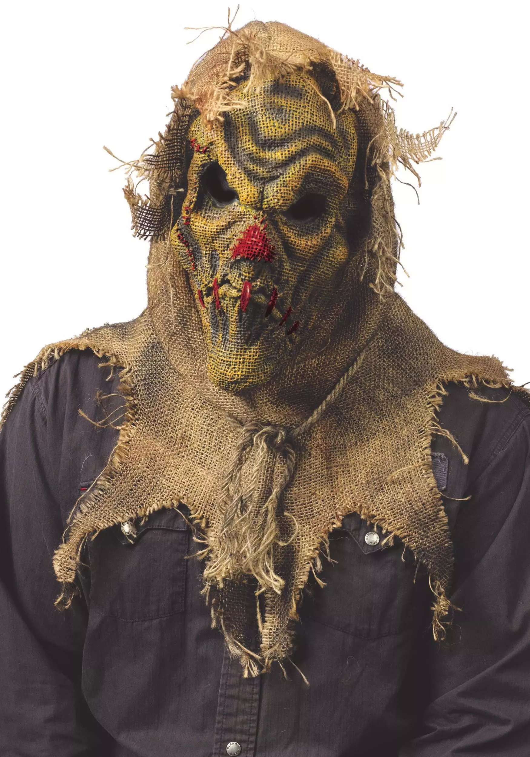 Fun World Scary Scarecrow Adult Mask 1 Fun World Scary Scarecrow Adult Mask