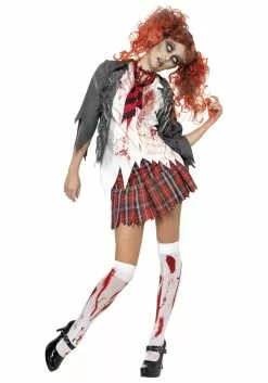Smiffys School Girl Zombie Costume For Adults