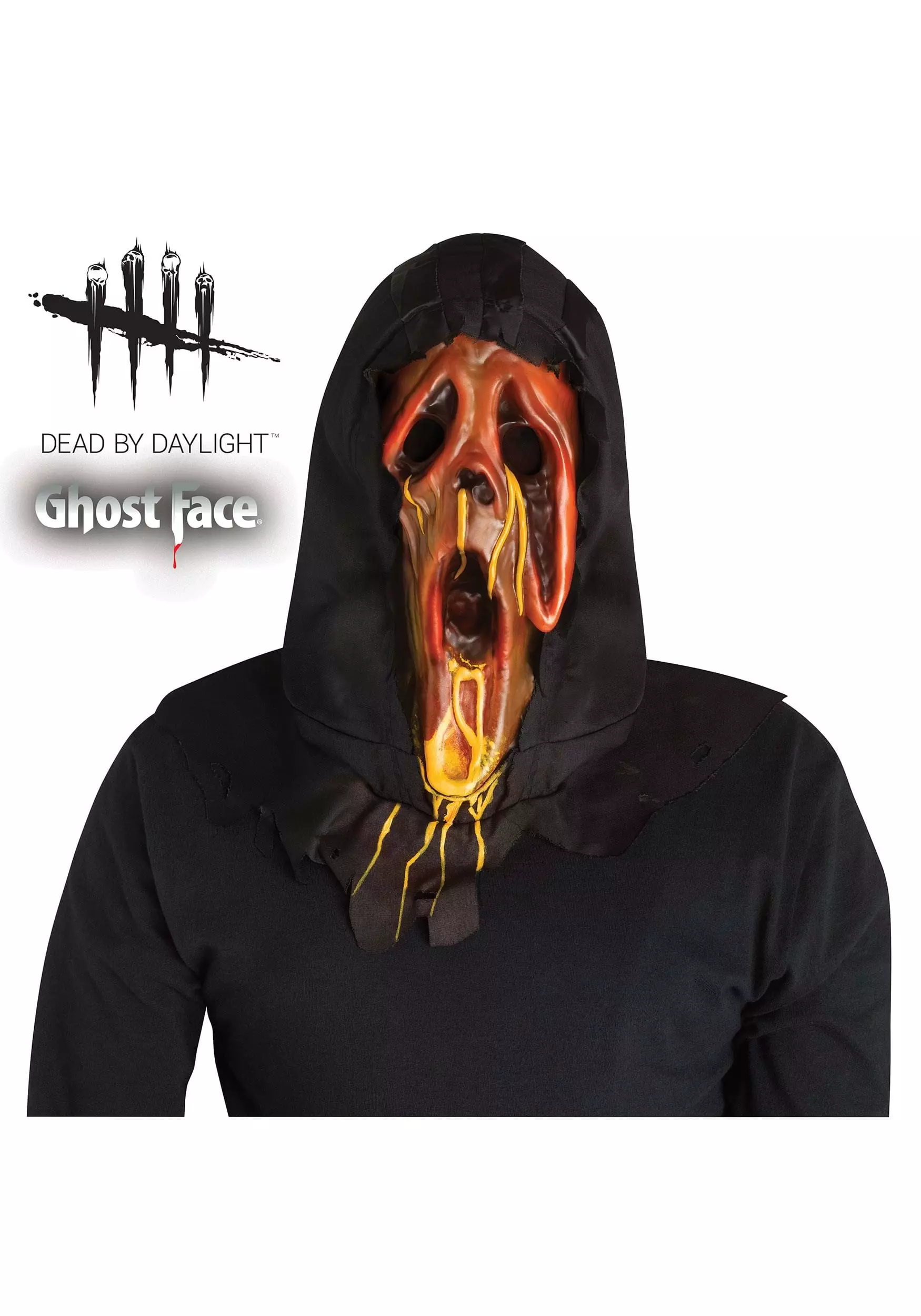 Fun World Scorched Ghost Face Mask 1 Fun World Scorched Ghost Face Mask