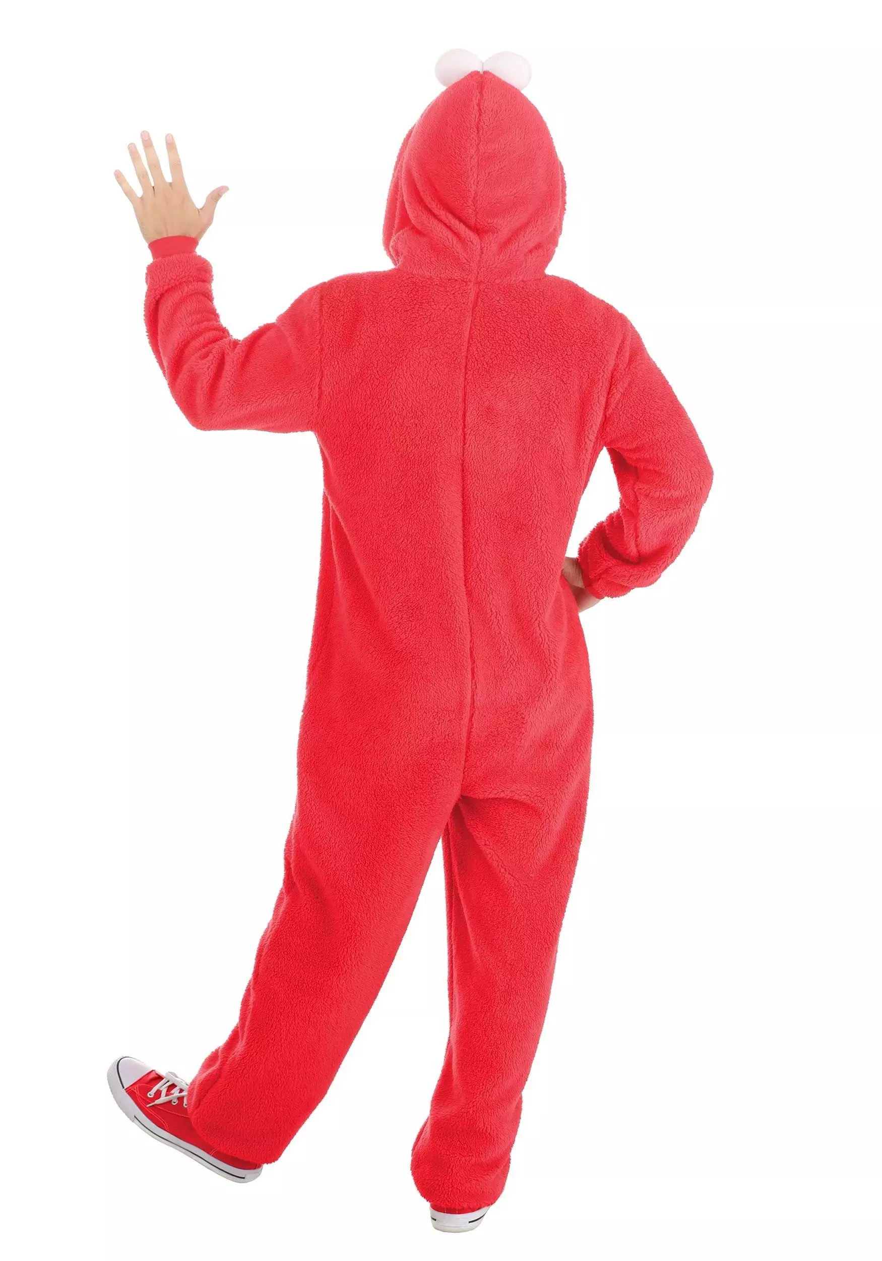 BigWan Apparel Co. Sesame Street Elmo Onesie Costume For Adults 3 BigWan Apparel Co. Sesame Street Elmo Onesie Costume For Adults - Image 3
