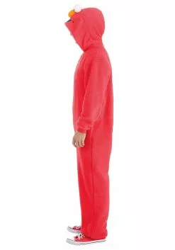 BigWan Apparel Co. Sesame Street Elmo Onesie Costume For Adults 8 BigWan Apparel Co. Sesame Street Elmo Onesie Costume For Adults -Scary Costumes store sesame street elmo onesie costume alt 3