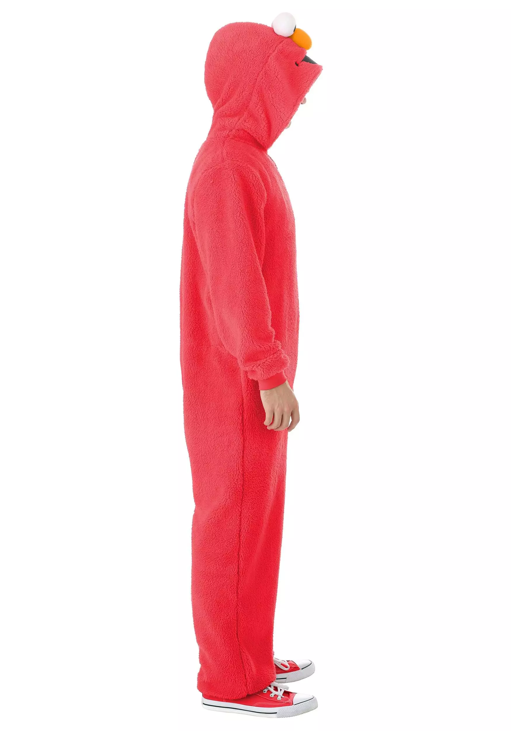 BigWan Apparel Co. Sesame Street Elmo Onesie Costume For Adults 5 BigWan Apparel Co. Sesame Street Elmo Onesie Costume For Adults - Image 5