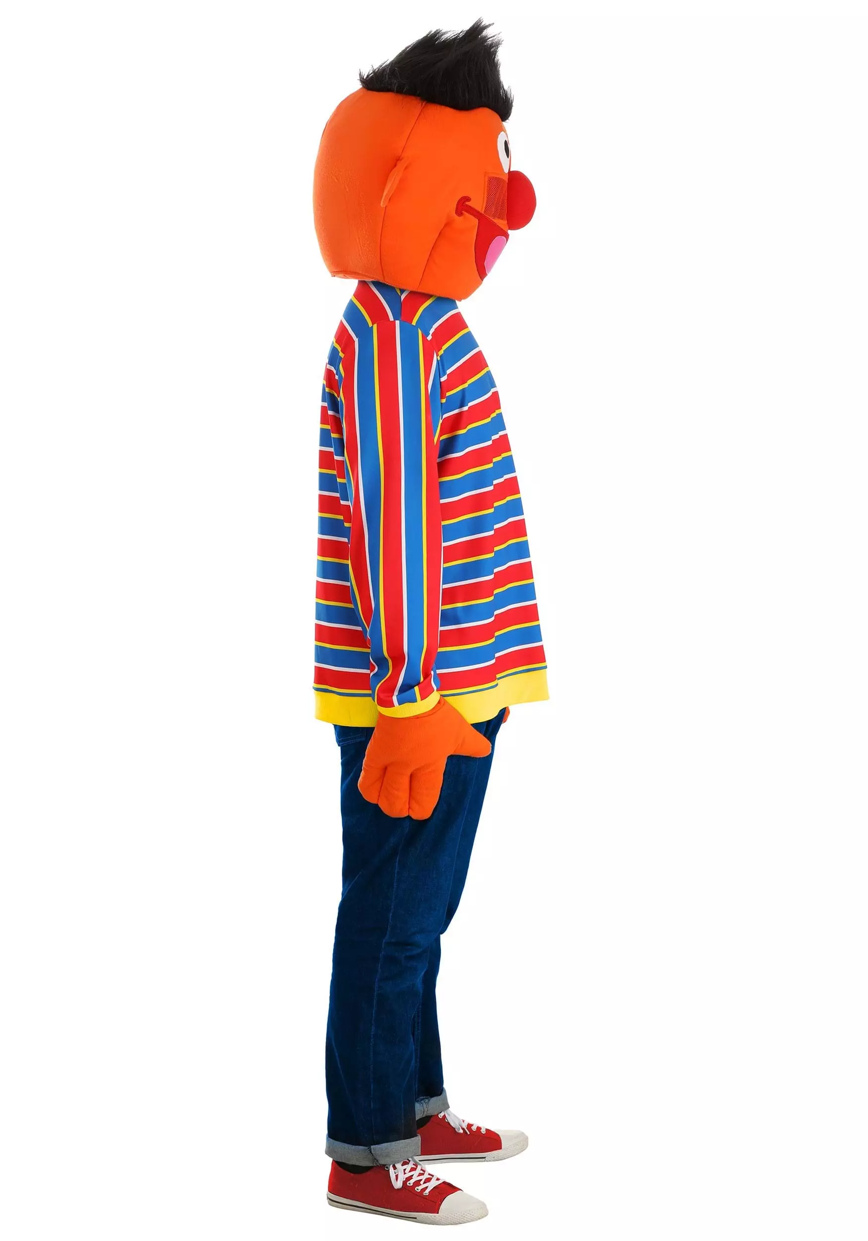 Fun Costumes Sesame Street Ernie Mascot Costume For Men 4 Fun Costumes Sesame Street Ernie Mascot Costume For Men - Image 4
