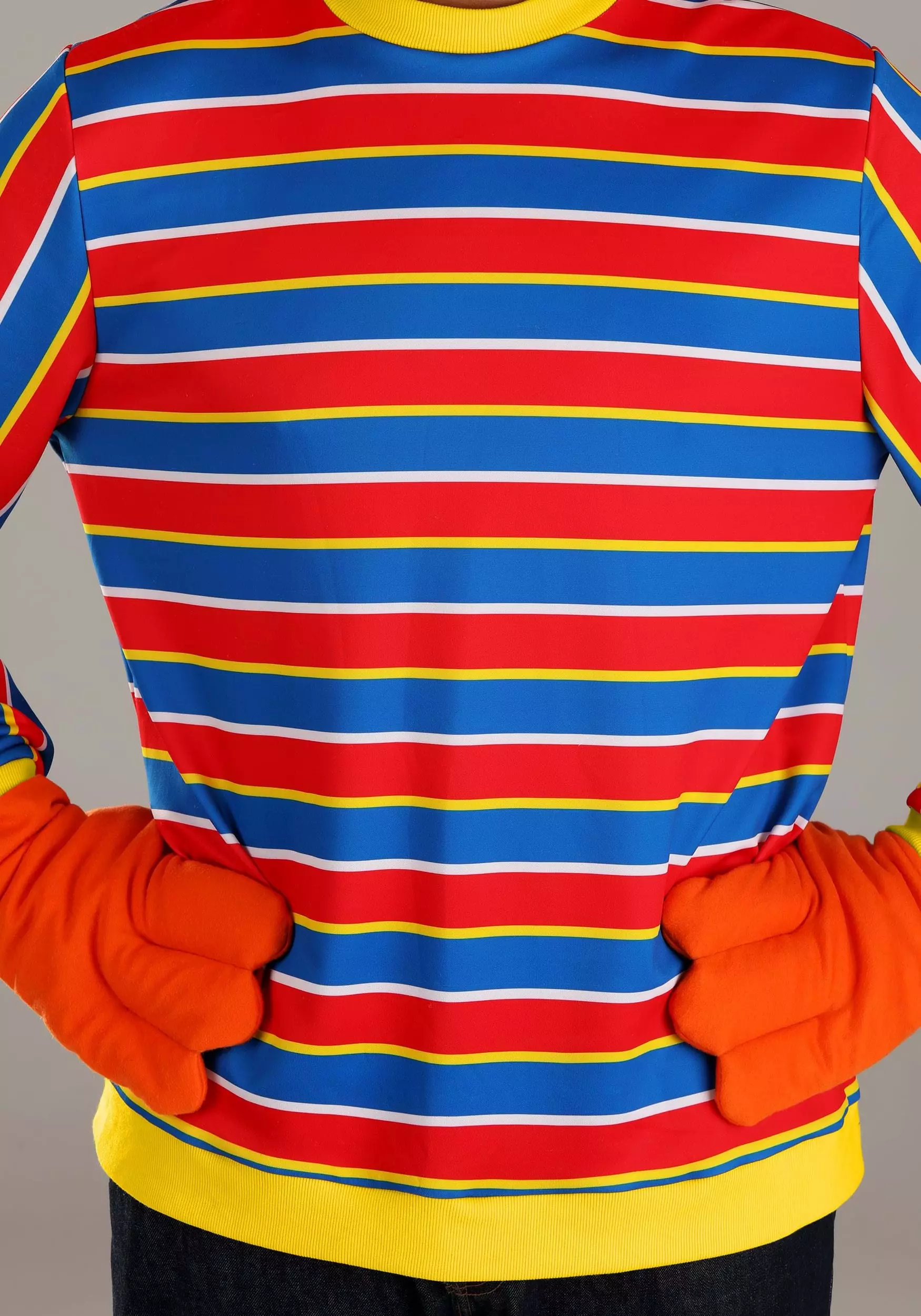 Fun Costumes Sesame Street Ernie Mascot Costume For Men 6 Fun Costumes Sesame Street Ernie Mascot Costume For Men - Image 6