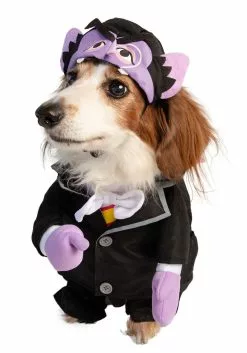 Pet Krewe Pet's Sesame Street The Count Costume 11 Pet Krewe Pet's Sesame Street The Count Costume -Scary Costumes store sesame street the count pet costume alt 5