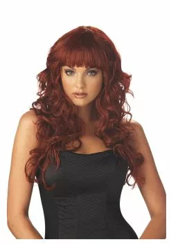 California Costume Collection Vixen Burgundy Wig