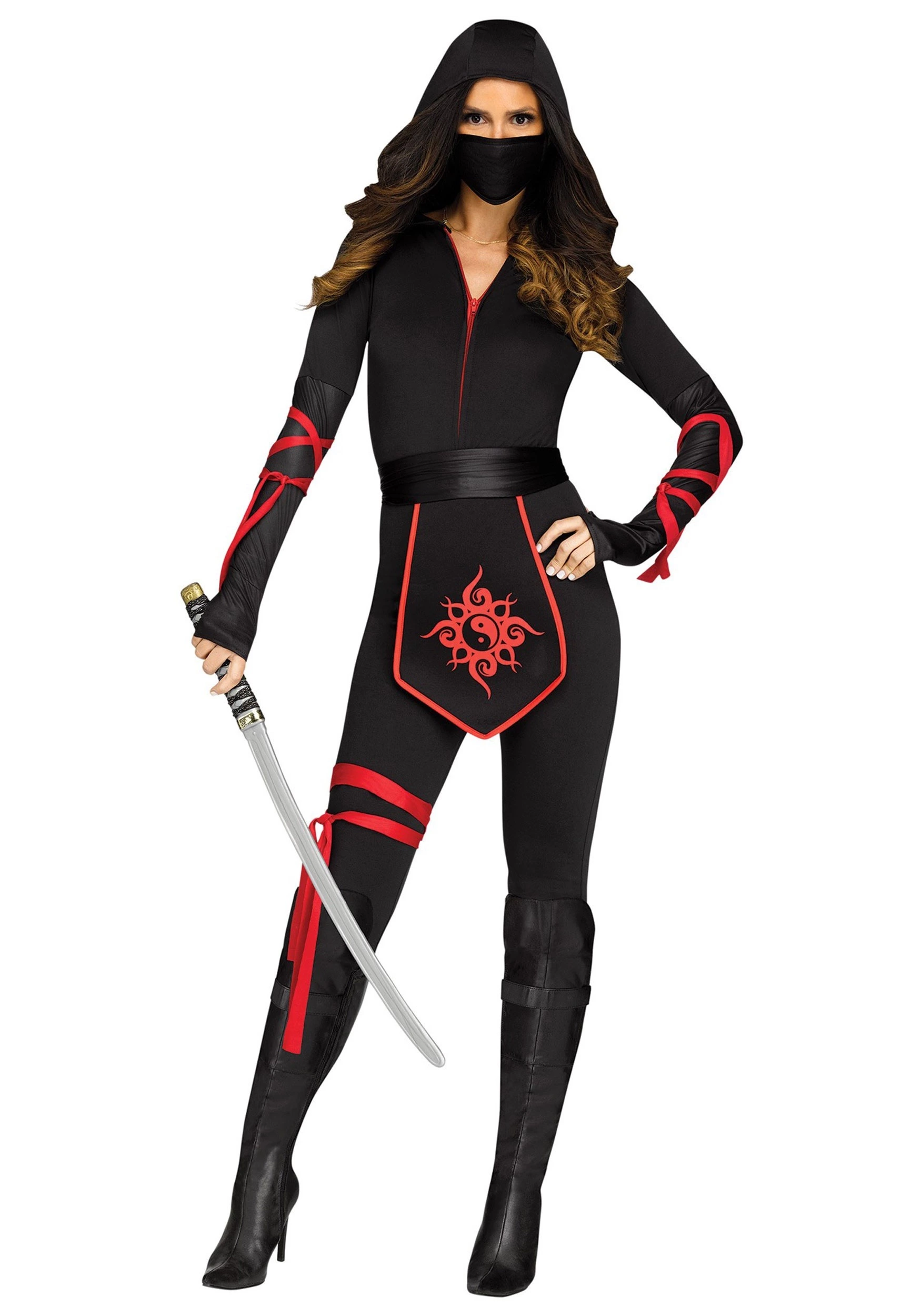 Fun World Sexy Ninja Warrior Women's Costume 1 Fun World Sexy Ninja Warrior Women's Costume